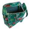 Block Print Tote Bag, Emerald - Image 3